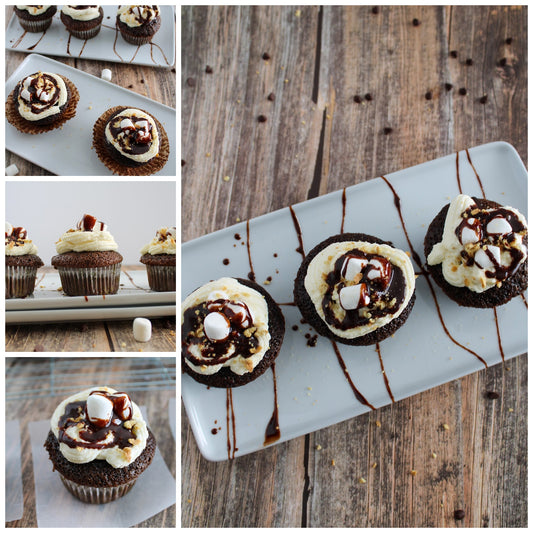 Gluten-Free Hot Cocoa Cupcakes - Set 1 of 6