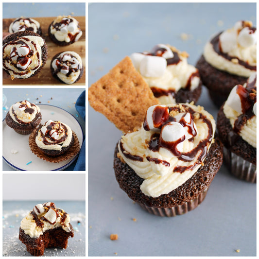 Gluten-Free Hot Cocoa Cupcakes - Set 3 of 6