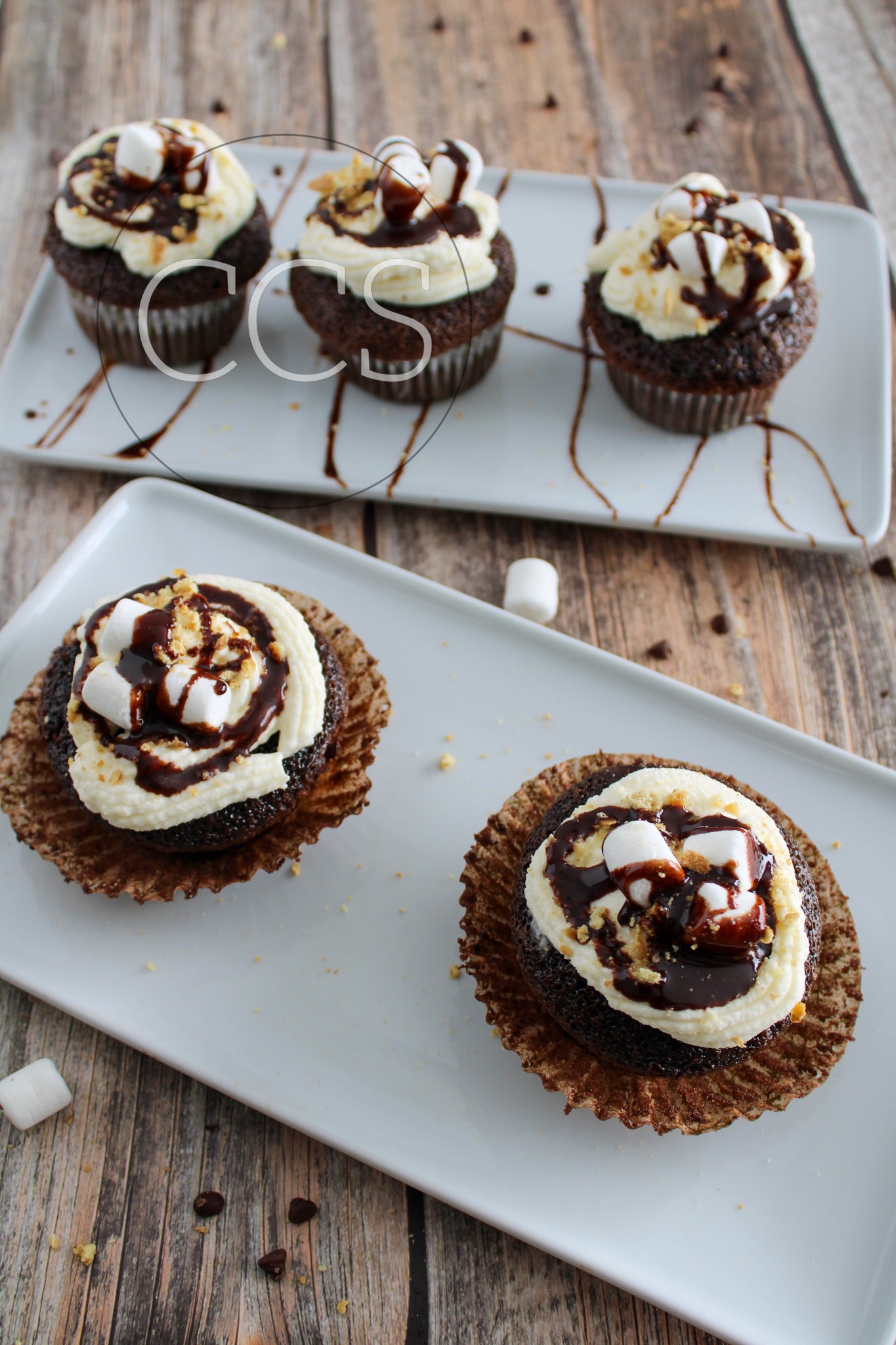 Gluten-Free Hot Cocoa Cupcakes - Set 1 of 6