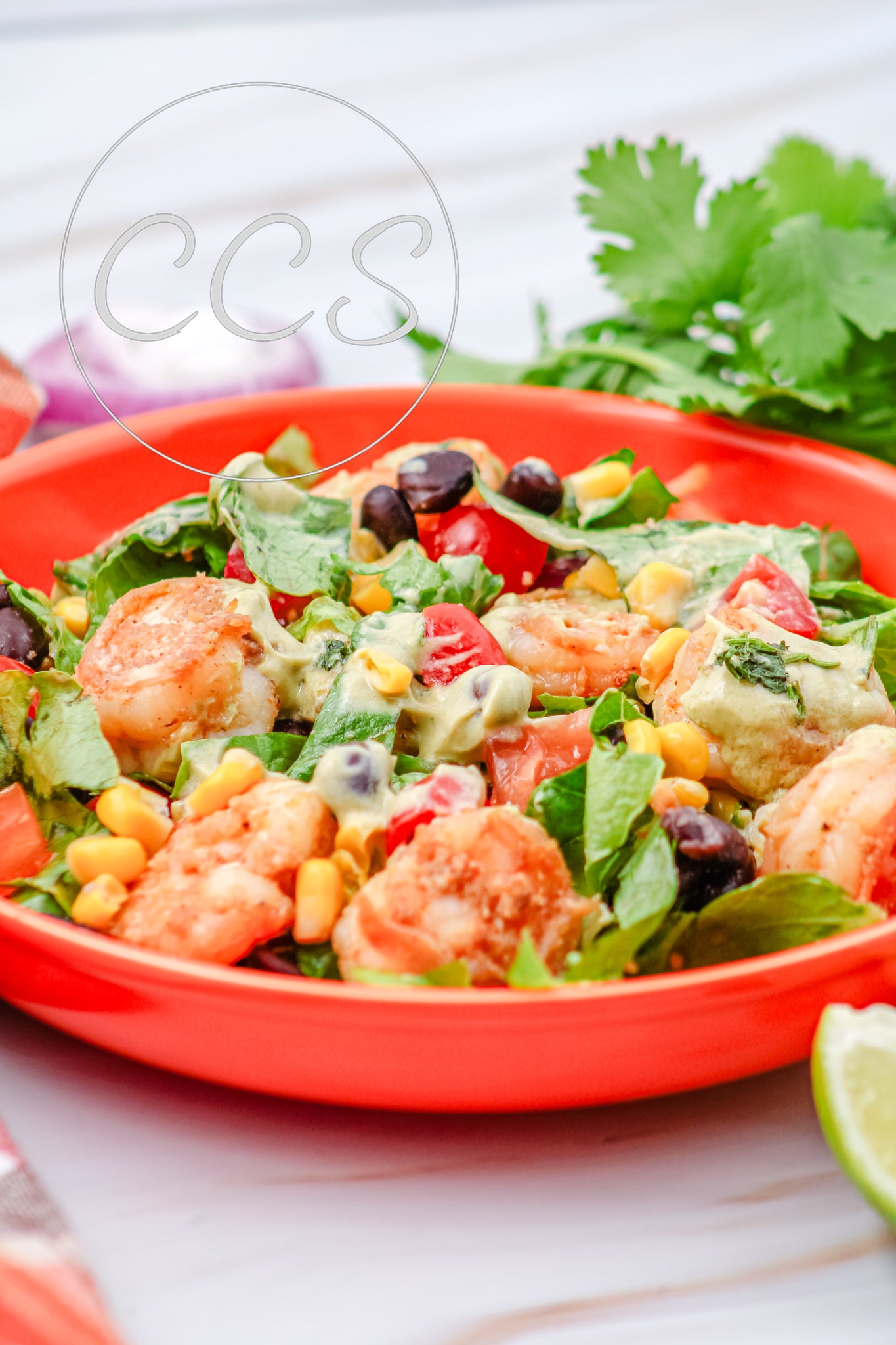 Avocado Lime Shrimp Salad - Set 1 of 3