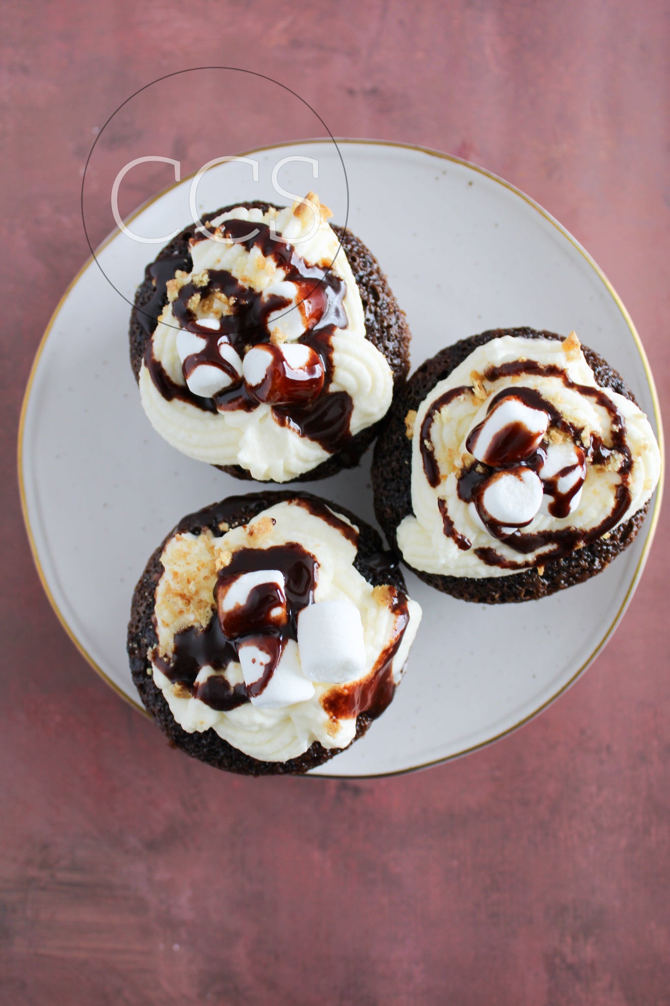 Gluten-Free Hot Cocoa Cupcakes - Set 2 of 6