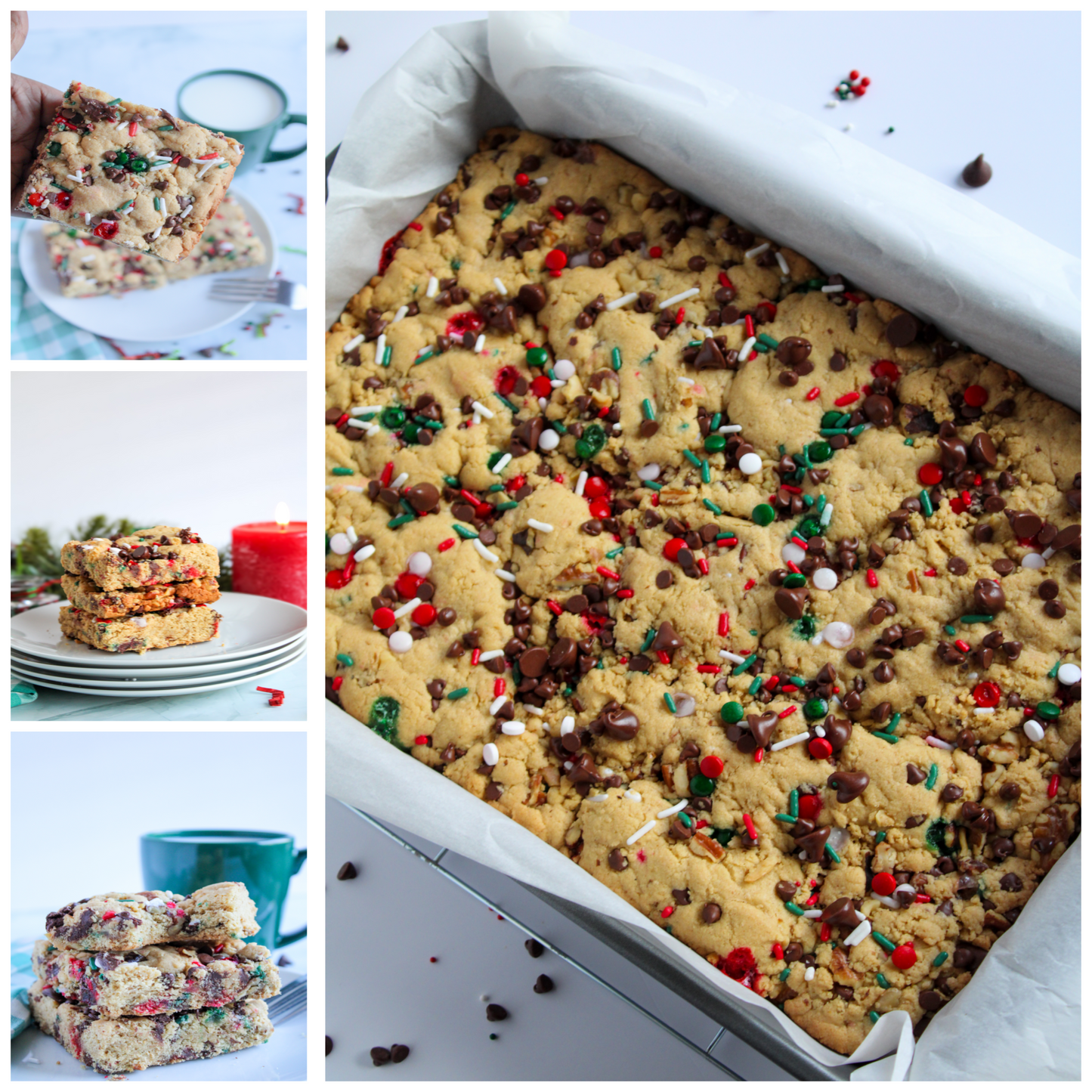 Gluten-Free Festive Cookie Bars - Set 3 of 3