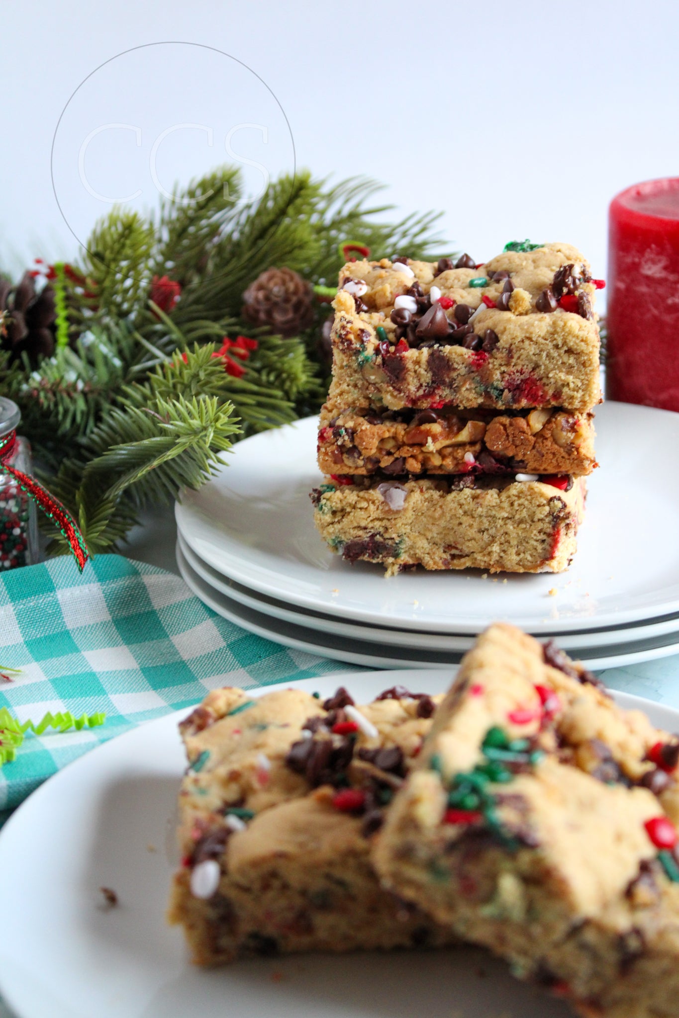 Gluten-Free Festive Cookie Bars - Set 3 of 3