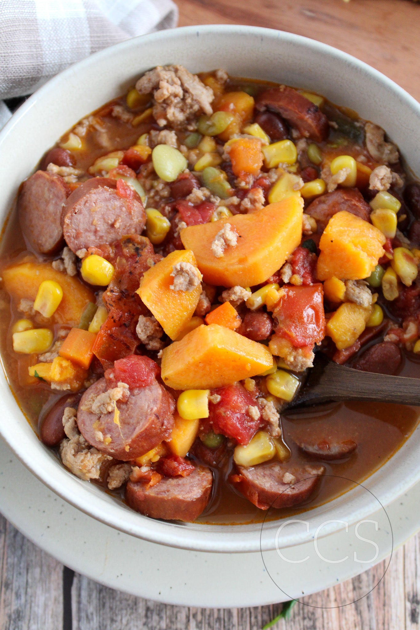 Easy 5-Step Sweet Potato Turkey Stew - Set 3 of 6