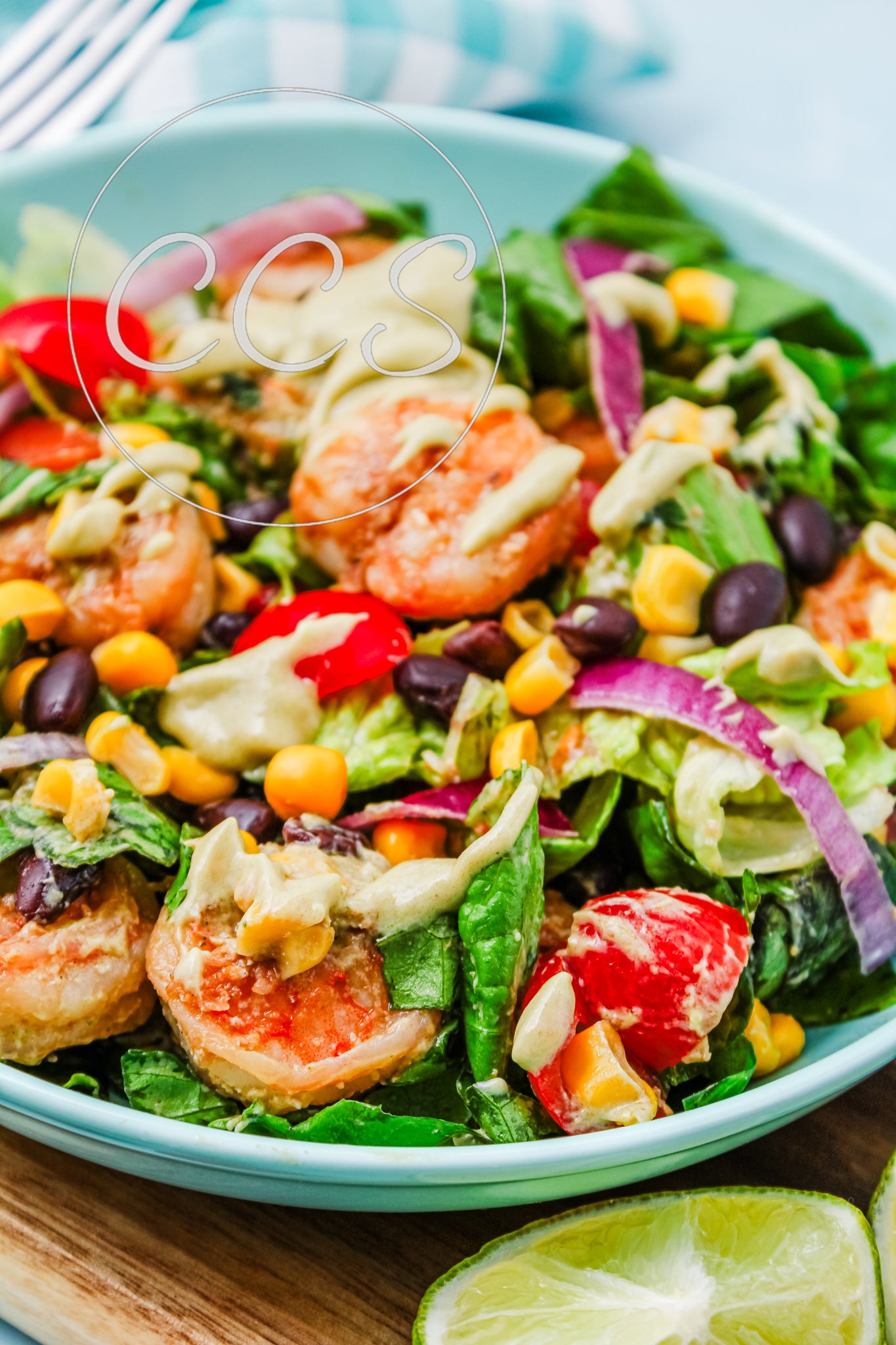 Avocado Lime Shrimp Salad - Set 3 of 3