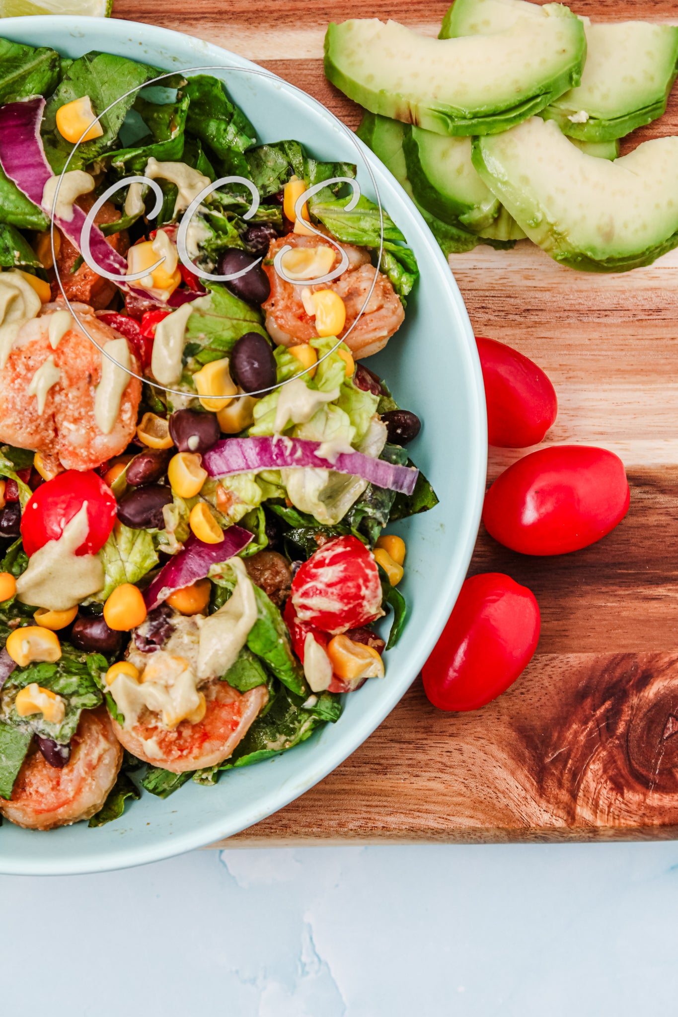 Avocado Lime Shrimp Salad - Set 3 of 3