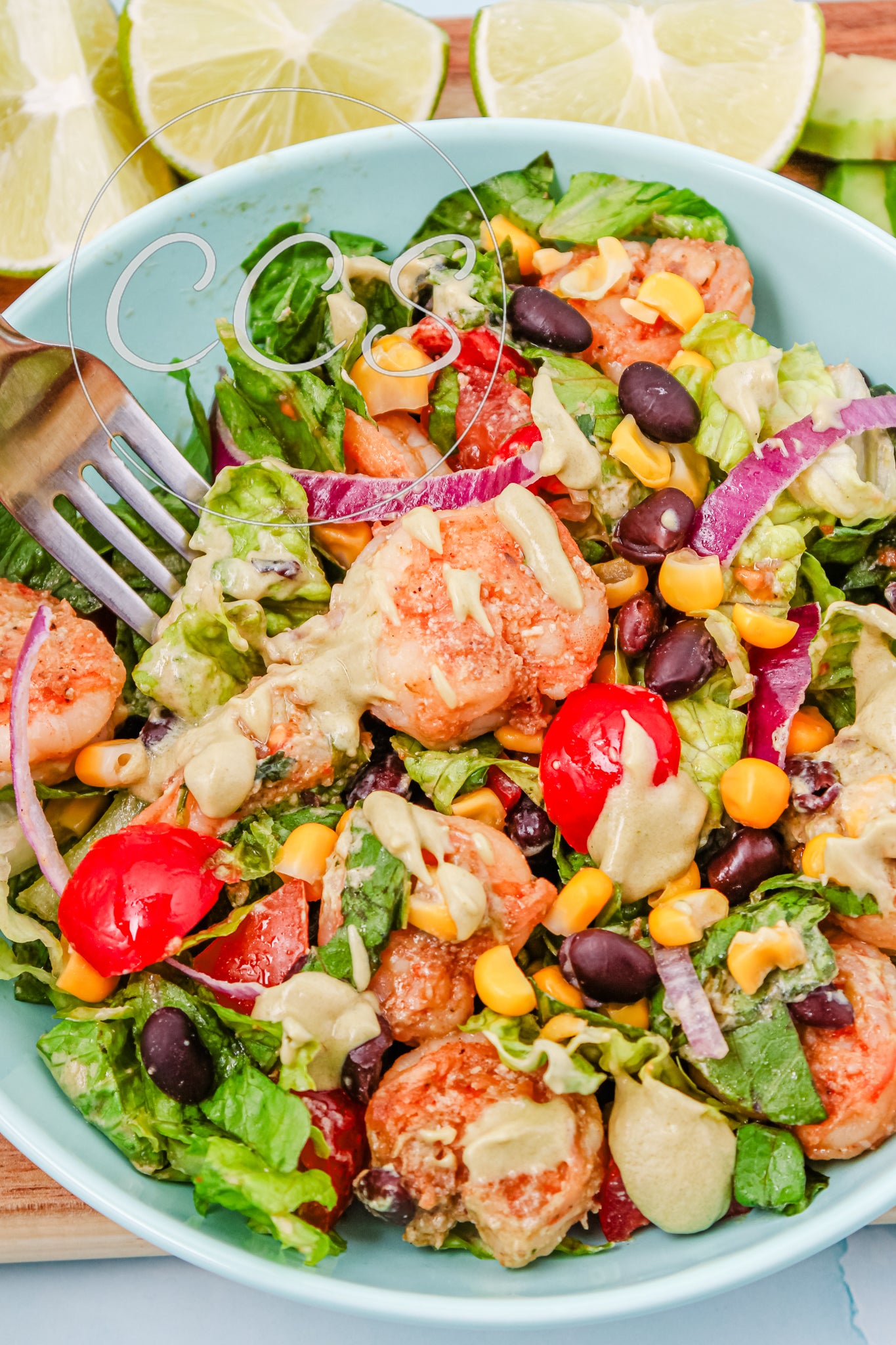 Avocado Lime Shrimp Salad - Set 3 of 3