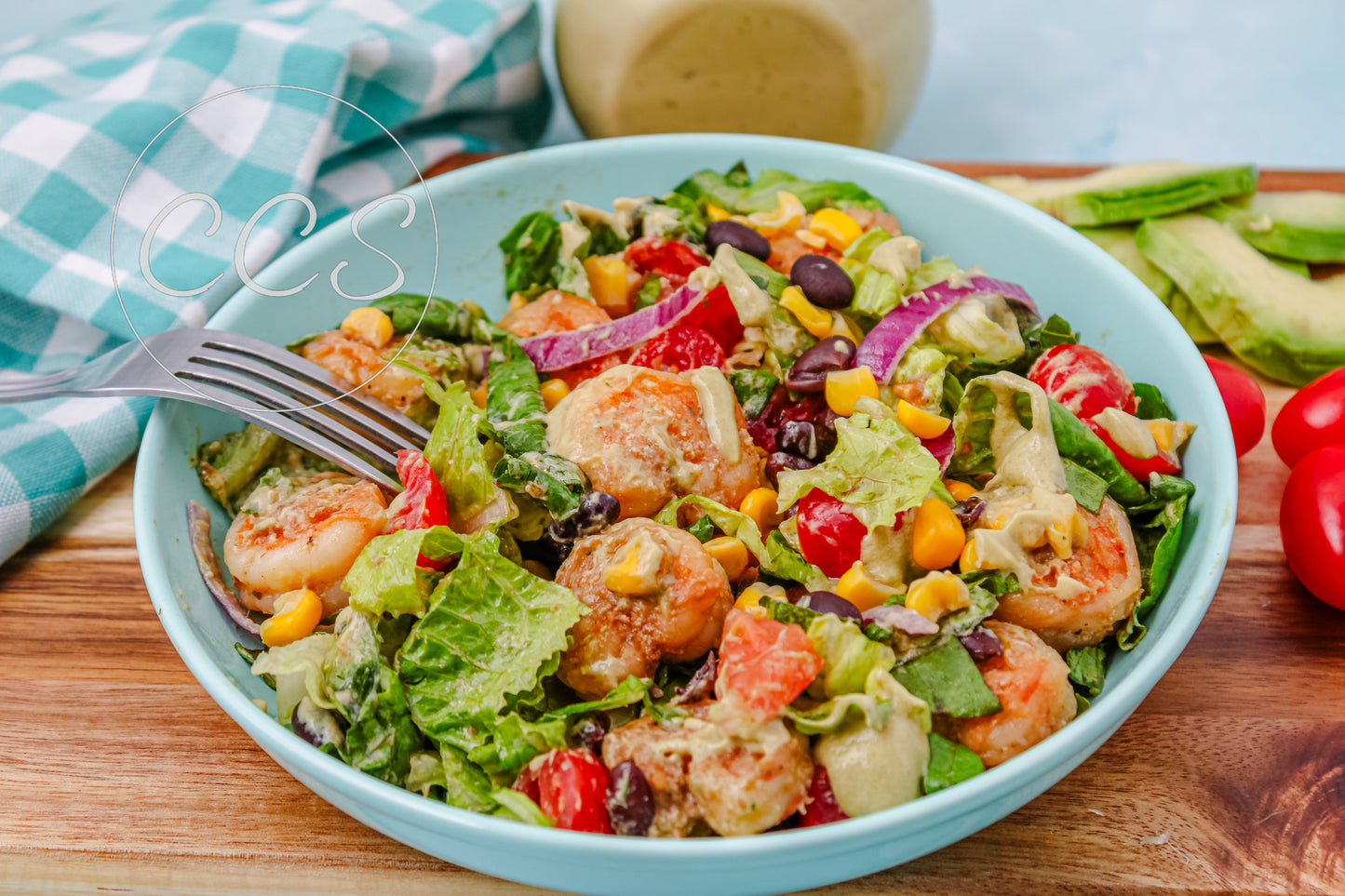 Avocado Lime Shrimp Salad - Set 3 of 3